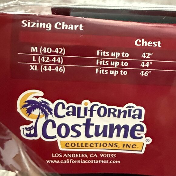 NWT! Men's California Costumes Musketeer XLarge swashbuckler swordsman Halloween - Picture 9 of 10